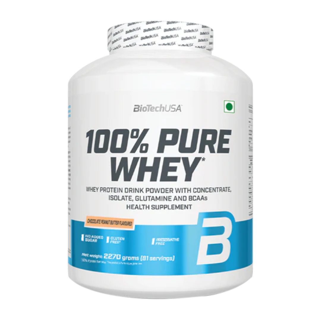 BioTechUSA 100% Pure Whey Protein 2.27Kg | 81 Servings