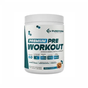 PureForm Premium Pre-Workout – Fruit Punch (60 Servings)